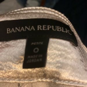 Banana republic high waisted and wide legged satin pants